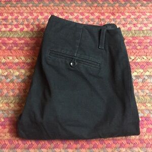 BLACK GAP TRUE STRAIGHT DRESS WORK PANTS